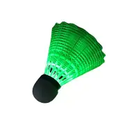 LED Shuttlecock Badminton Ball Set Dark Night Glow Birdies Colorful Gift Feather