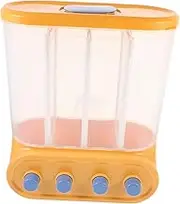 HAKIDZEL Bean Storage Wall Hanging Grain Dispenser Airtight Rice Container Large Capacity for Cereals Oats Healthier Storage
