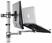 Atdec AFS-AT-NBC-P laptop stand Laptop & monitor arm Silver 45.7 cm (18")