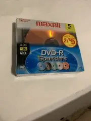 Maxwell DVD-R Sparklers 5 Pack 4.7 GB