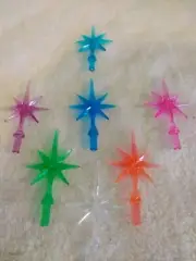 7 SMALL SNOWFLAKE STARS for Ceramic Christmas Tree TOPPERS