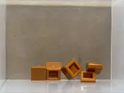 LEGO Parts - Dark Orange Slope 30 1 x 1 x 2/3 - No 54200 - QTY 5
