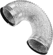 SHINEOFI Flexible Foil Vent Hose Lightweight Exhaust Ducting for Dryer Range Hood and Chimney Flue Applications Easy to Clean Durable Design