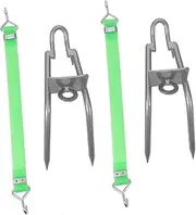 [HANABASS] Tree Climbing Shoes Tree Gaffs Tree Climbing Gaffs Climbing Tree Claw Coconelon Non Climbing Spikes Pole Climbing Spurs Tree Step Tool Fruits Spikes Shoes Aluminum Alloy