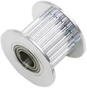 1/3/5pcs 2GT 25T Idler Timing Pulley Bore 5mm Belt Width 6mm 25/30/36Teeth Pitch 2mm synchronous Wheel Idler Pulley 3D Printer 25T 6mm with teeth(5pc/25T 6mm with teeth)