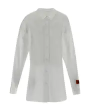 LOGO patch shirt S,M Gray