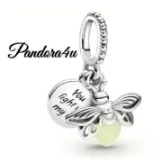 Pandora Glow in the Dark Firefly Dangle Charm NeW Tag PAN Gift Box Firefly Charm