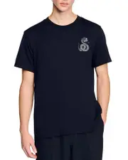 Sandro Snake Graphic Tee