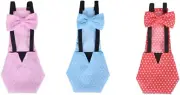 domoi Chicken Diapers Bantam Hens - Reusable 3 Pcs with Bow Ties Poultry Napp...