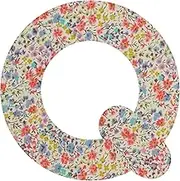 Liberty Phoebe P Q Upper Letter Applique, 2 Inch