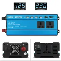 在飛比找樂天市場購物網優惠-車載逆變器12v24v48v60v轉220v800W/200