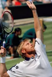 Boris Becker of Germany at Wimbledon June 1999 Becker was defeated- Old Photo 2