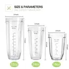 Replacement For Nutri Ninja Cup Auto IQ 24oz/32oz Cup & Lids 900/1000/1500W AU