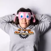 NEW Pac Man Pink Ghost Travel Pillow and Eye Mask Set