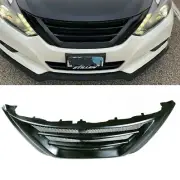 Matte Black Front Bumper Mesh Grille Grill For Nissan Teana Altima 2016 17-2018 (for: Nissan)