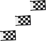 Yardwe Pcs Golf Putting Flag Checkered Training Flag Detachable Practicing Golf Equipment for Course Supplies