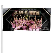 Penrith Panthers NRL Premiers 2024 4-In-A-Row Pole Flag
