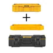 DEWALT ToughSystem Deep Tool Tray Tool Storage+Shallow Tool Tray+Small Tool Box
