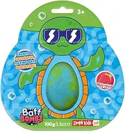 Turtle Animal Bath Bomb from Zimpli Kids, Create a Fizzing Bath Time Adventure Children's Bath Gifts, Biodegradable and Vegan Friendly Toy