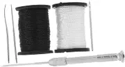 KOCKSHION Upholstery Repair Stitching Tools Hand Sewing Set Complete Thread Repair Kit Aluminium Alloy Awl Needles