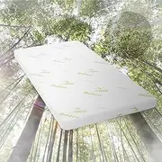 Memory Foam Mattress Topper with Bamboo Cover-King 203x183x4 cm, 4cm Mattress Pad King Size with Removable Washable Cover,Comfort Support Pressure Relief