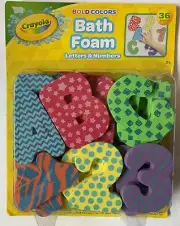 Crayola Mix and Match Bath Foam Letters & Numbers
