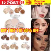 FACE POWDER COMPACT PRESSED POWDER FACE FOUNDATION MAKE UP BASE FIXER LOSE 2025