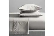 Renee Taylor Single Sheet Pillowcases Set 300TC Organic Cotton Bedding Moonbeam
