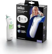 Braun ThermoScan 6 Contact Ear Thermometer Adult White Ear Buttons