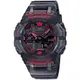 CASIO G-SHOCK 藍牙連線 時尚錶圈雙顯腕錶-透明黑 GA-B001G-1A