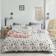 3D Color Cow Pattern NAO969 Bed Pillowcases Quilt Duvet Cover Set Queen King Fay