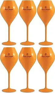 [Veuve Clicquot] Yellow Label Polycarbonate Champagne Coupes x 6