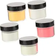Beatifufu 5pcs for Nail Art Eye Shadow Crafting Fine Pigment Powder for Creative Designs Present for Nail Art Lovers and Enthusiasts