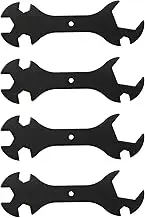 EMSea 4PCS 3D Printer DIY Wrenches 5 in 1 Multifunction Metal Flat Spanner Kit 3D Printer Parts Tools Accessories for V6 MK8 MK10 Nozzle Heater Block