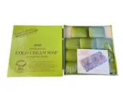 x11 Vintage NINON French Process Cold Cream Soap-Lightfoot Co. 1940-50 Era OPEN