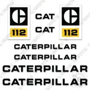 Fits Caterpillar 112 Decal Kit Scraper Equipment Decals Motor Grader