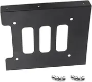 SCHAAN 2.5 Inch Ssd HDD to 3.5 Inch Metal Mounting Adapter Bracket Dock 8 Screws Hard Drive Holder for PC Hard Drive Enclosure