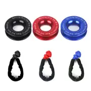 Winch Snatch Recovery Ring for Soft Shackle ATV UTV Rcovery 41000 lb Trucks Loop