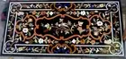 Marble Balcony Table / Semi Precious Stone Dining Table / 24x48 " Hallway Table