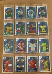 Set of 16 Extra Stickers BASE (BLUE) - COPA AMERICA USA 2024 FREE SHIPPING