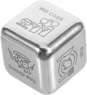 UPKOCH Food Decision Stainless Steel Game for Gatherings Dining Decision Props Fun Meal Selector Occasion Unique Tool