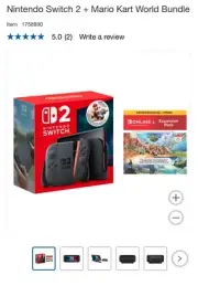Nintendo Switch 2 Kart World Bundle With 12 Month NSO +Expansion Pack Individual