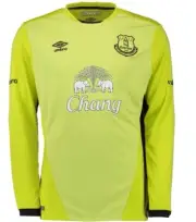 EVERTON 2016/17 (XL, M) GOALKEEPER HOME SHIRT JERSEY L/S UMBRO YELLOW FOOTBALL
