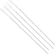 EPIGEIST 4pcs Beaded Needles Threading Tools for Jewelry Making for Craft Projects Bead Stringing