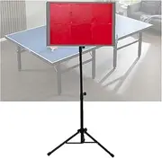 Foldable Ping Pong Return Board,Desktop/Floor Standing Dual Use Table Tennis Return Board,Height Adjustable,for School Gym