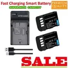 2 Battery +Led Charger Fr DMW-BLF19E Panasonic Lumix DMC-GH3 A DMC-GH4 A DMC-GH5