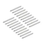 20pcs Watch Band Pin 15mm Stainless Steel Spring Bar Pins 1.5mm Dia.