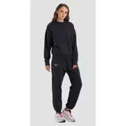 Replay Womens Crew Fleece Organic Cotton Sweatshirt Black
