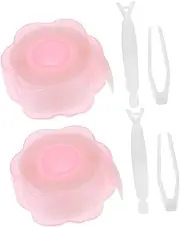 Instant Double Eyelid Tape Natural Look Stickers No Glue Waterproof for Big Round Eyes 2 Sets Tweezers