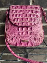 NWT BRAHMIN Everlee Crossbody Bag small Rouge Blush rose pink gold